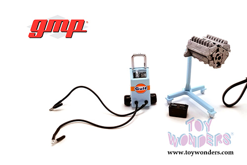 GMP - Gulf Oil Shop Tool Set #1 (6 pc. set, 1:43 Scale) 14313