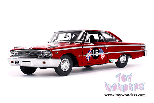 Sun Star USA - Ford Galaxie 500/XL #15 B. Williams/M. Steele Goodwood Revival 2011 St. Mary’s Trophy Race (1963, 1/18 scale diecast model car, Red/White) 1472