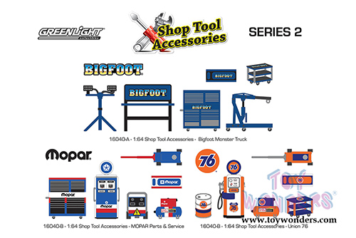 16040/48 Greenlight Shop Tool diecast model car accessories
