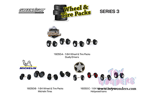 Greenlight - Auto Body Shop - Wheel & Tire Packs Series 3 (1/64 scale) 16050/48