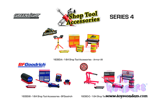 Greenlight - Shop Tool Accessories Series 4 (6 pc. set, 1:64 Scale) 16080/48