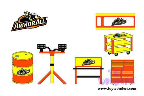 Greenlight - Shop Tool Accessories Series 4 (6 pc. set, 1:64 Scale) 16080/48