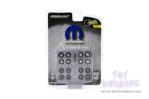 16110C/48 Greenlight Auto Body Shop Wheel & Tire Packs Series 6 Mopar model diecast car accessories