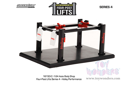 16150C/48 Greenlight Auto Body Shop Four-Post Lifts Series 4 diecast model car accessories
