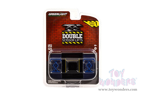 16160A/48 Greenlight Auto Body Shop Automotive Double Scissor Lifts Series 1 diecast model car accessories