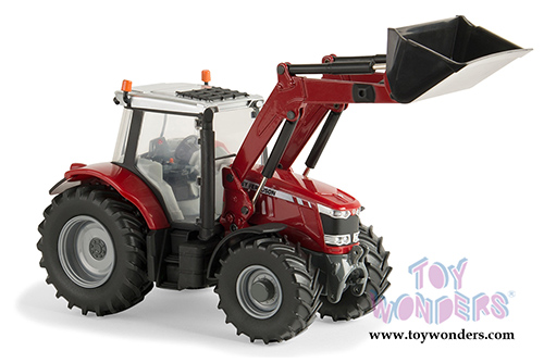 Tomy ERTL - Massey Ferguson 6616 Tractor with Loader (1/32 scale die cast model car, Red) 16297