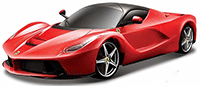 BBurago Signature Series - LaFerrari Hard Top (1/18 scale diecast model car, Red) 16901R
