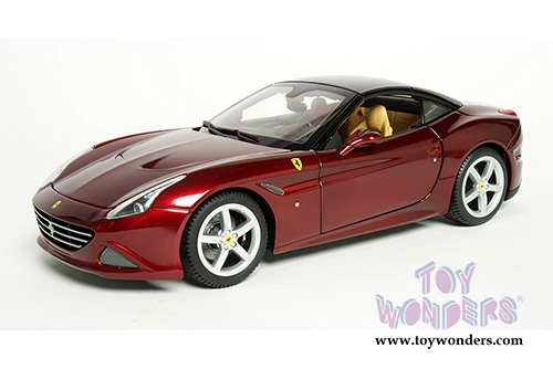 BBurago Signature Series - Ferrari California Closed Top (1/18 scale diecast model car, Red) 16902R