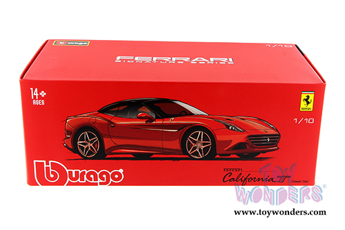 BBurago Signature Series - Ferrari California Closed Top (1/18 scale diecast model car, Red) 16902R