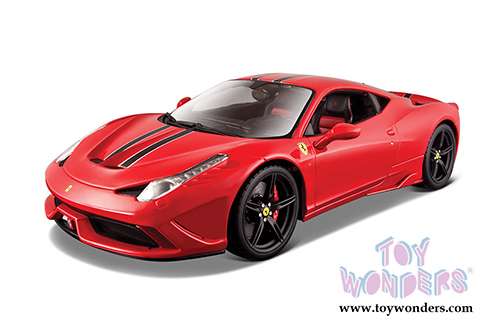 BBurago Signature Series - Ferrari 458 Speciale Hardtop (1/18 scale diecast model car, Red) 16903R