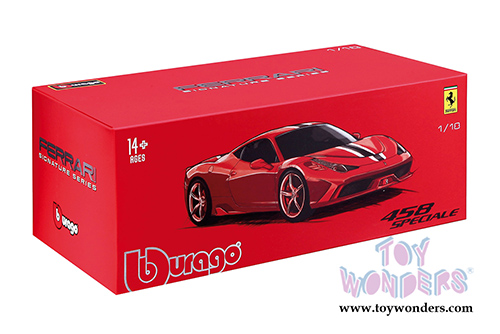 BBurago Signature Series - Ferrari 458 Speciale Hardtop (1/18 scale diecast model car, Red) 16903R