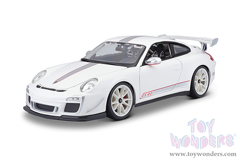 BBurago - Porsche 911 GT3 RS 4.0 Hard Top (1/18 scale diecast model car, White) 18-11036W