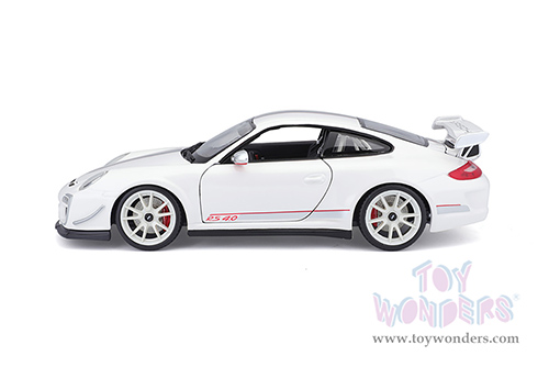 BBurago - Porsche 911 GT3 RS 4.0 Hard Top (1/18 scale diecast model car, White) 18-11036W
