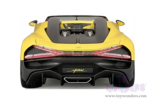 BBurago - Bugatti Mistral (1/18 scale diecast model car, Yellow) 18-11051YL