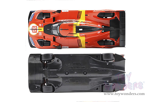 BBurago Ferrari Racing - Ferrari 499P #51 James Calado - Antonio Giovinazzi - Alessandro Pier Guid Ferrari AF Corse Winner "24 Hours of Le Mans" (2023) (1/18 scale diecast model car, Red) 18-16301R