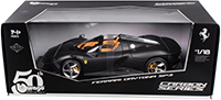 BBurago 50th Anniversary | Cabon Series - Ferrari Daytona SP3 (1/18 scale diecast model car, Carbon Fiber) 18-16921; 