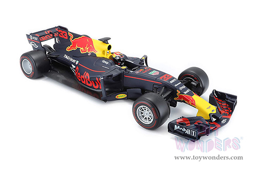 BBurago - Renault Red Bull Racing TAG Heuer RB13 #33 Max Verstappen Formula One F1 (1/18 scale diecast model car, Black) 18-18002VERS