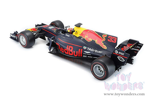 BBurago - Renault Red Bull Racing TAG Heuer RB13 #33 Max Verstappen Formula One F1 (1/18 scale diecast model car, Black) 18-18002VERS