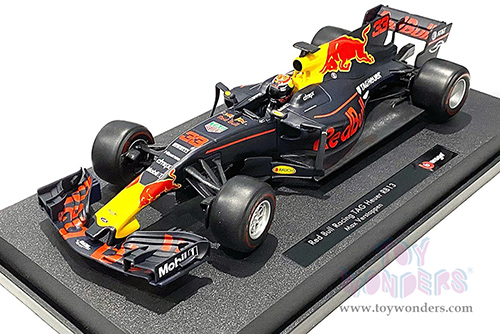 BBurago - Renault Red Bull Racing TAG Heuer RB13 #33 Max Verstappen Formula One F1 (1/18 scale diecast model car, Black) 18-18002VERS