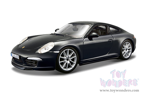 BBurago - Porsche 911 Carrera S (2011, 1/24 scale diecast model car, Black) 18-21065BK