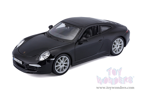 BBurago - Porsche 911 Carrera S (2011, 1/24 scale diecast model car, Black) 18-21065BK