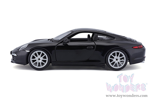 BBurago - Porsche 911 Carrera S (2011, 1/24 scale diecast model car, Black) 18-21065BK