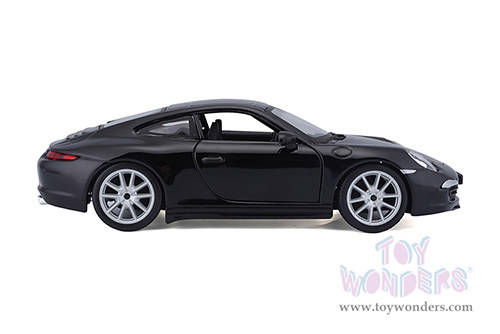 BBurago - Porsche 911 Carrera S (2011, 1/24 scale diecast model car, Black) 18-21065BK