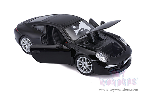 BBurago - Porsche 911 Carrera S (2011, 1/24 scale diecast model car, Black) 18-21065BK