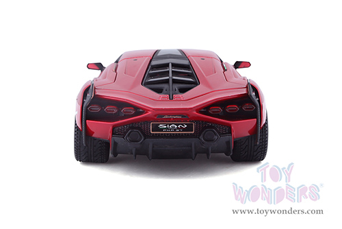 BBurago -  Lamborghini Sián FKP37 Hardtop (1/24 scale diecast model car, Red) 18-21099R