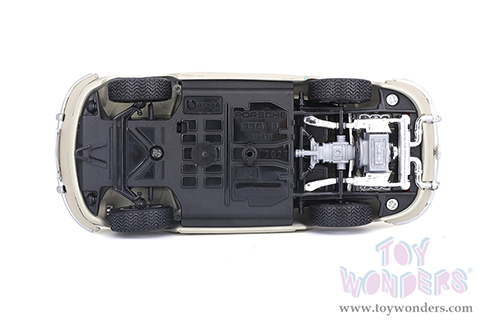 BBurago - Porsche 356B Coupé (1961, 1/24 scale diecast model car, Ivory) 18-22079IV