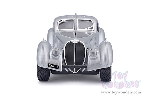 BBurago - Bugatti Atantic Hard Top (1/24 scale diecast model car, Silver) 18-22092SV