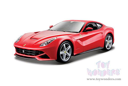 BBurago Ferrari Race & Play - Ferrari F12 TDF (1/24 scale diecast model car, Red) 18-26021R