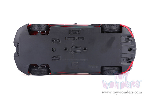 BBurago Ferrari Race & Play - Ferrari F12 TDF (1/24 scale diecast model car, Red) 18-26021R