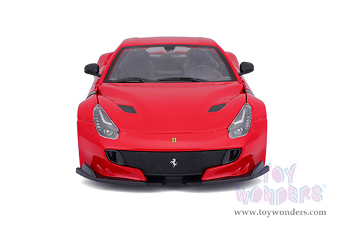 BBurago Ferrari Race & Play - Ferrari F12 TDF (1/24 scale diecast model car, Red) 18-26021R