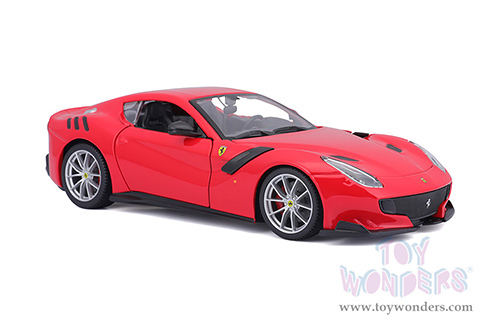 BBurago Ferrari Race & Play - Ferrari F12 TDF (1/24 scale diecast model car, Red) 18-26021R