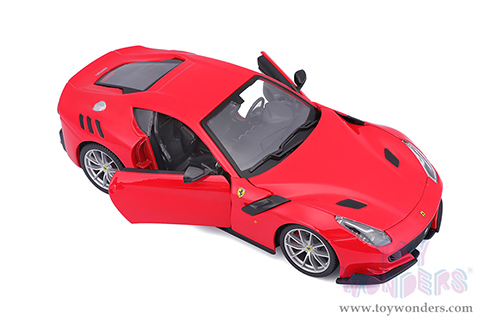 BBurago Ferrari Race & Play - Ferrari F12 TDF (1/24 scale diecast model car, Red) 18-26021R