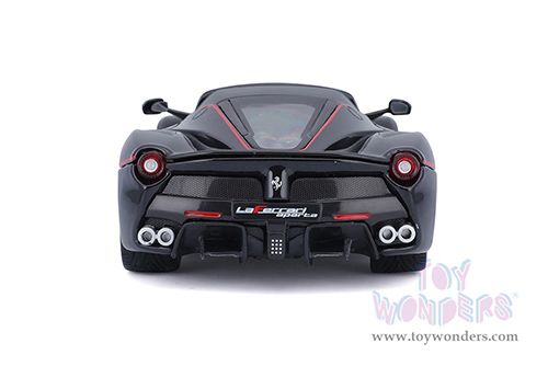 BBurago Ferrari Race & Play - Ferrari F70 Aperta (1/24 scale diecast model car, Black) 18-26022BK