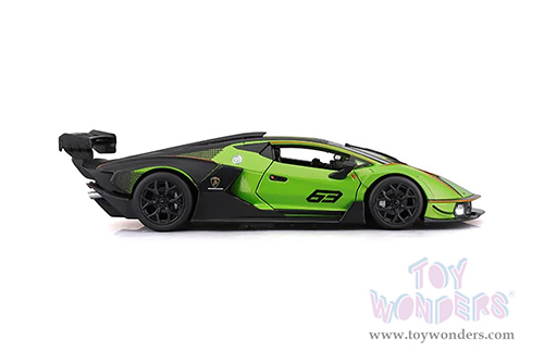 BBurago - Lamborghini Essenza SCV12 #63 (1/24 scale diecast model car, Green/Black) 18-28017