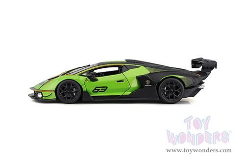 BBurago - Lamborghini Essenza SCV12 #63 (1/24 scale diecast model car, Green/Black) 18-28017