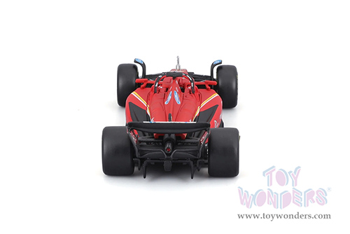 Bburago Formula Racing - Ferrari SF-24 2 Pack Formula One F1 Scuderia Ferrari (2024) (1/43 scale diecast model car, Red) 18-36839