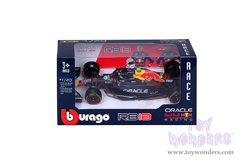 Bburago - Oracle Red Bull Racing RB18 #11 Sergio Perez Formula One F1 (2022) (1/43 scale diecast model car, Black) 18-38061/PER