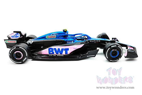 Bburago Race - BWT Alpine A523 #10 Pierre Gasly Formula One F1 (2023) (1/43 scale diecast model car, Blue/Black/Pink) 18-38072/10