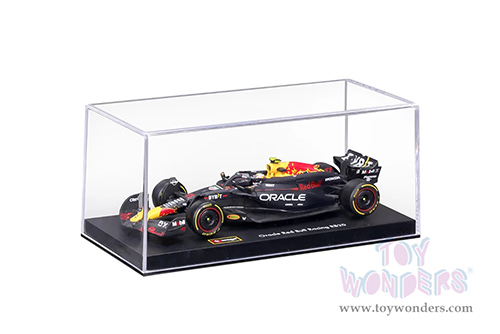 Bburago - Oracle Red Bull Racing RB20 #11 Sergio Perez with Driver Formula One F1 (2024) (1/43 scale diecast model car, Black) 18-38098/11