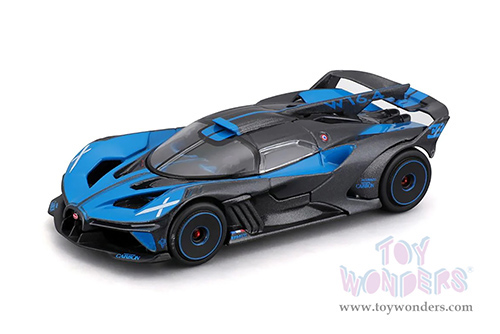 BBurago Race - Bugatti Bolide (2020, 1/43 scale diecast model car, Blue) 18-38306BU