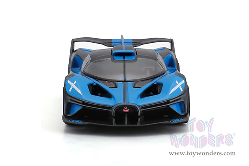 BBurago Race - Bugatti Bolide (2020, 1/43 scale diecast model car, Blue) 18-38306BU