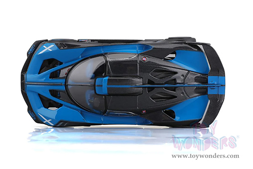 BBurago Race - Bugatti Bolide (2020, 1/43 scale diecast model car, Blue) 18-38306BU