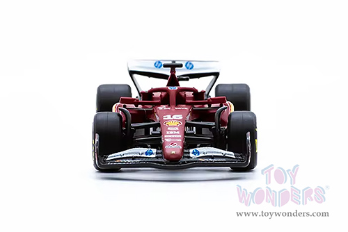 BBurago Formula Racing - Ferrari SF25 #16 Charles Leclerc Formula One F1 (2025) (1/64 scale diecast model car, Burgundy) 18-56801/16