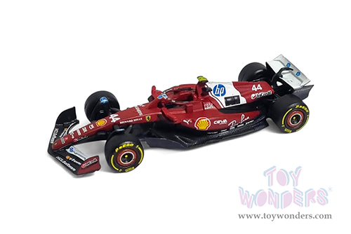BBurago Formula Racing - Ferrari SF25 #44 Lewis Hamilton Formula One F1 (2025) (1/64 scale diecast model car, Burgundy) 18-56801/44
