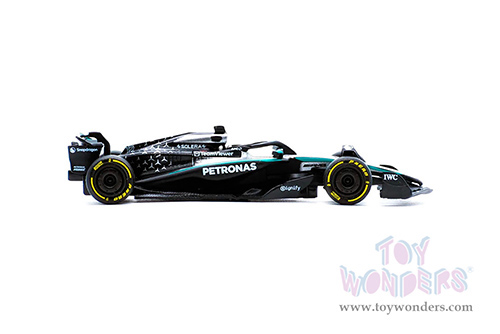 BBurago Formula Racing - Mercedes AMG Petronas W16 #12 Kimi Antonelli Formula One F1 (2025) (1/64 scale diecast model car, Black/Gray) 18-58002/12