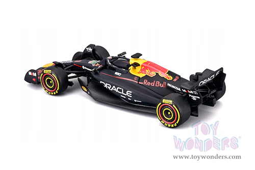 BBurago Formula Racing - Oracle Red Bull Racing RB21 #1 Max Verstappen Formula One F1 (2025) (1/64 scale diecast model car, Black) 18-58003/1